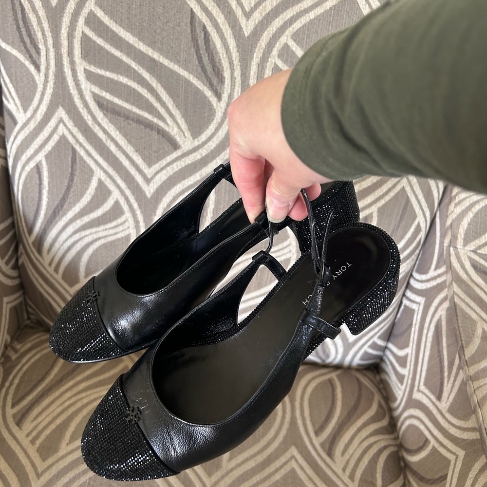 Tory Burch Black Heels